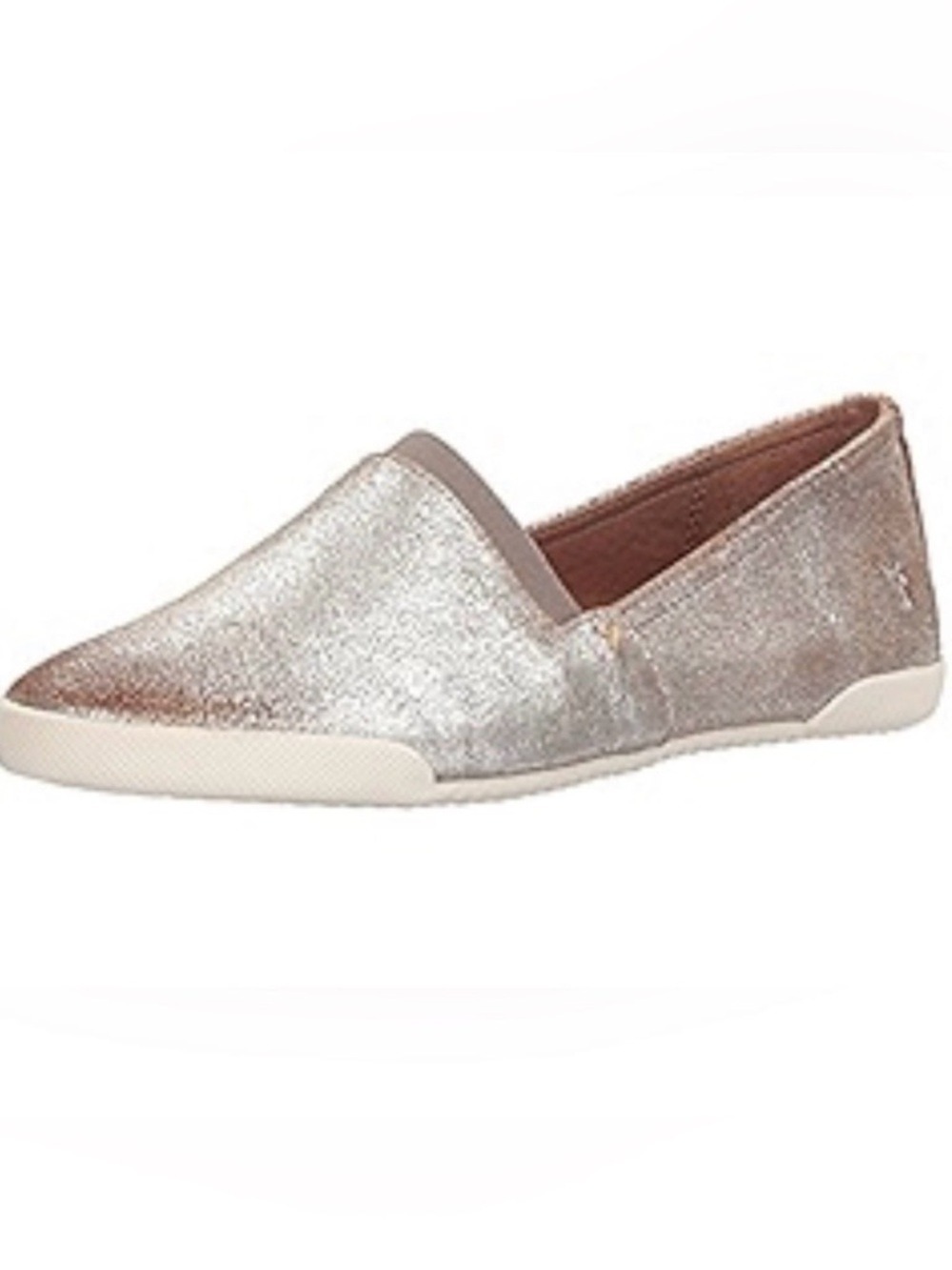 Frye Melanie Silver silver multi  Slip-On flat Shoes with box size 7